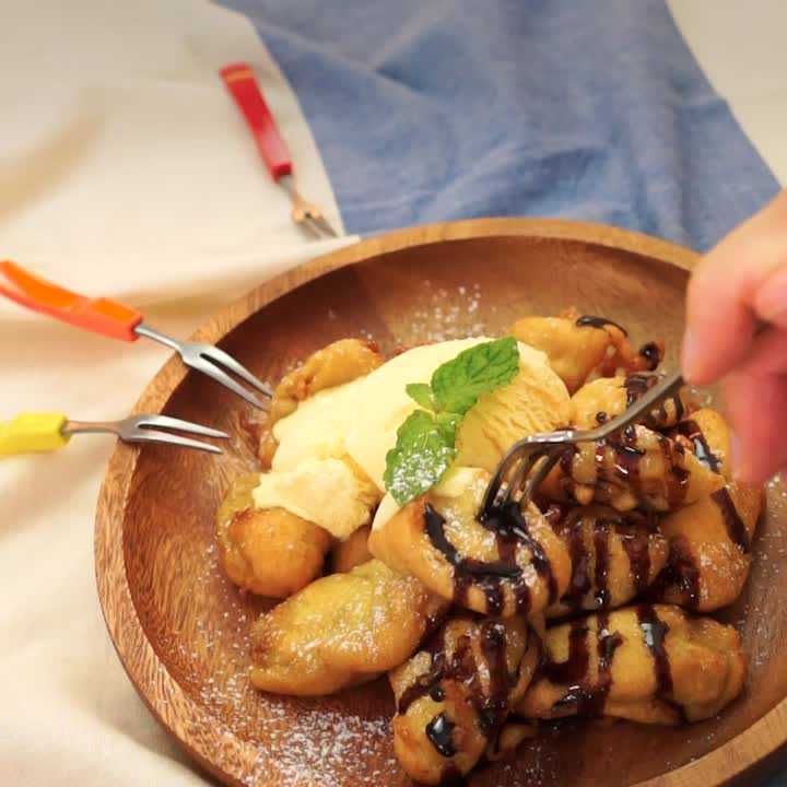 柔らか甘 い 揚げバナナのレシピ動画 作り方 Delish Kitchen