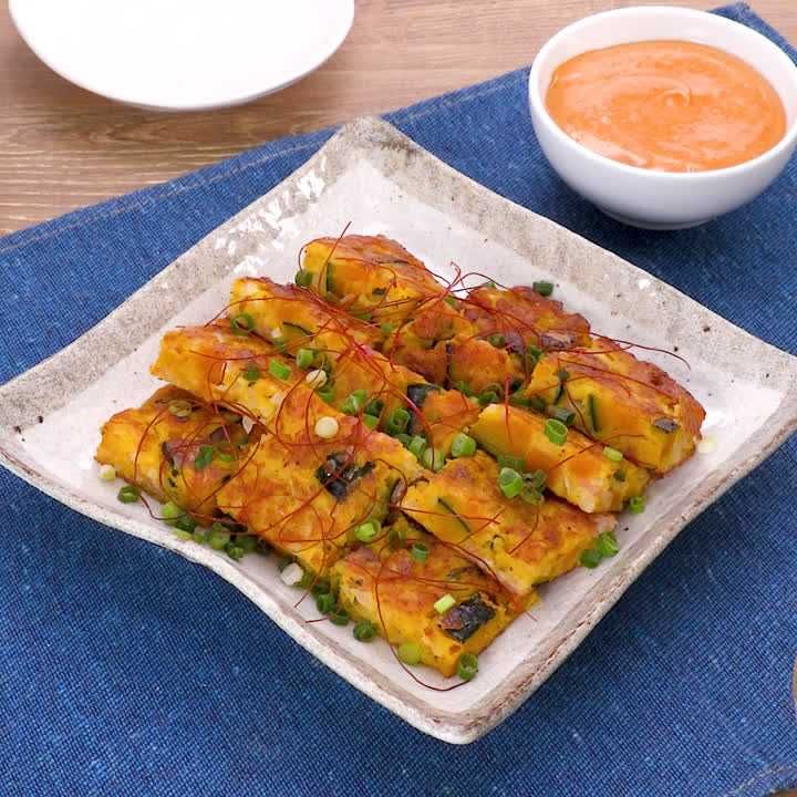 かぼちゃチヂミ