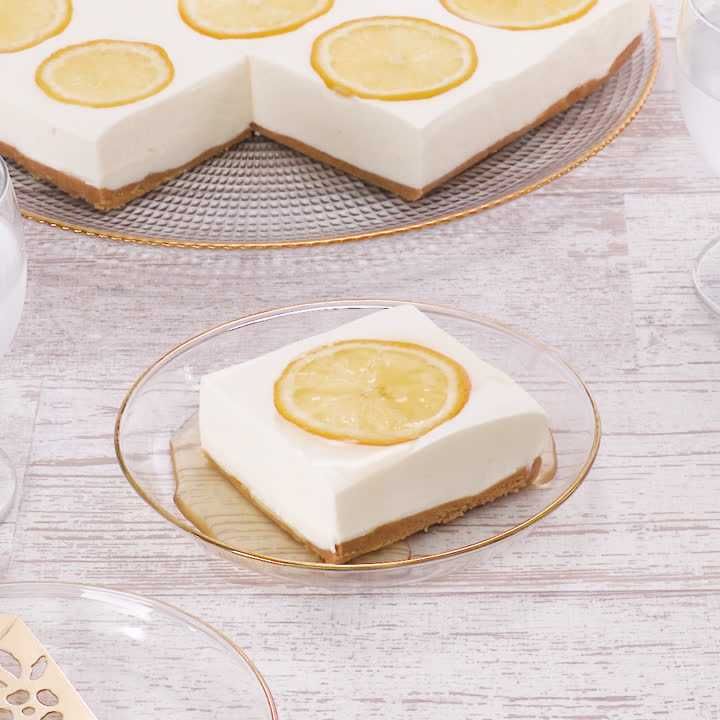 レモンレアチーズケーキ