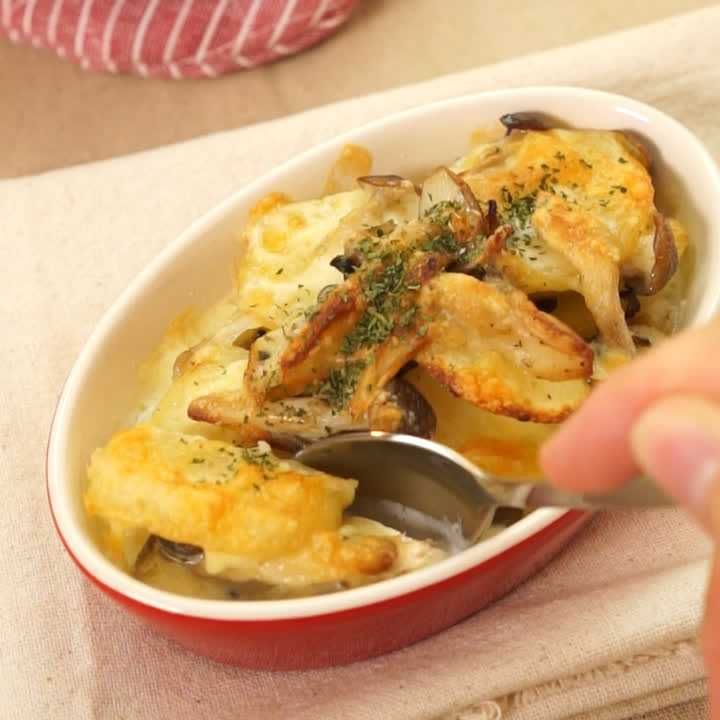 じゃがきのこグラタン