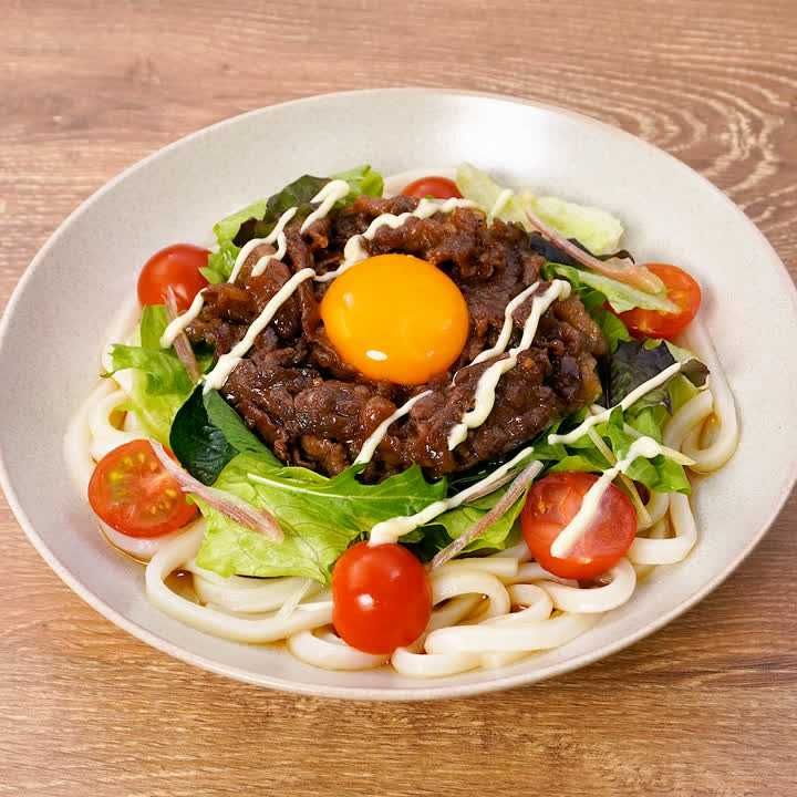 焼肉サラダうどん