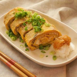 「たらこチーズだし巻き卵」のレシピ動画