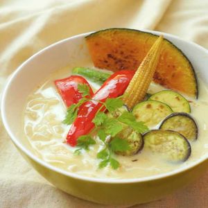 「豆乳味噌にゅうめん」のレシピ動画