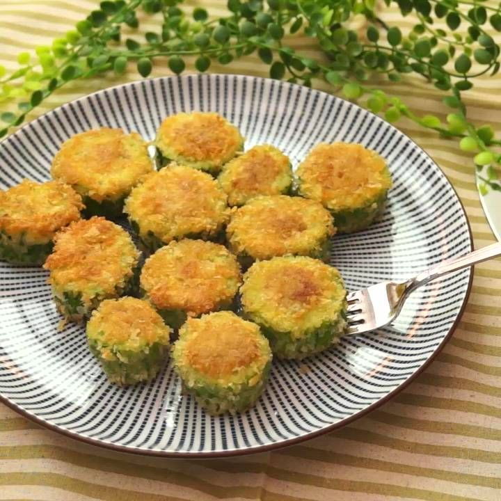 ゴーヤの肉詰め揚げ