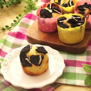 「クッキー＆チーズマフィン」のレシピ動画