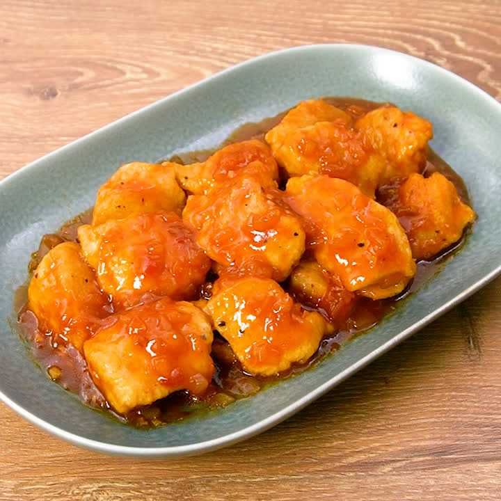 鶏むね肉のチリソース炒め