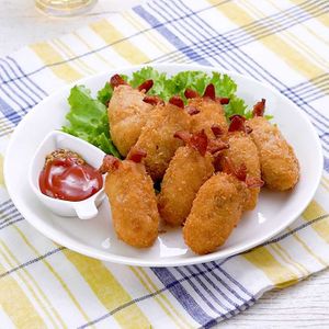 「ソーセージの肉巻きフライ」のレシピ動画