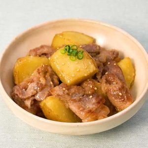 「豚じゃが味噌炒め」のレシピ動画