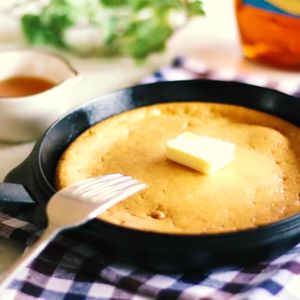 「スフレパンケーキ」のレシピ動画