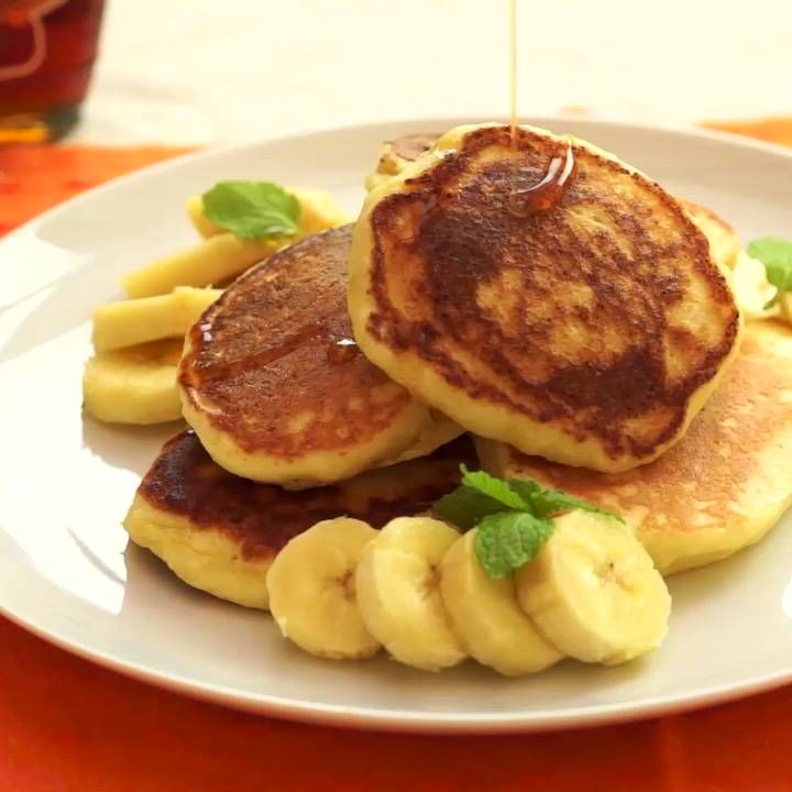 豆腐パンケーキ