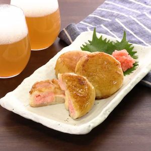 「明太じゃがバターのおやき風」のレシピ動画