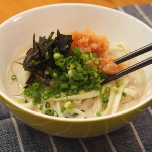 「ミルク明太うどん」のレシピ動画