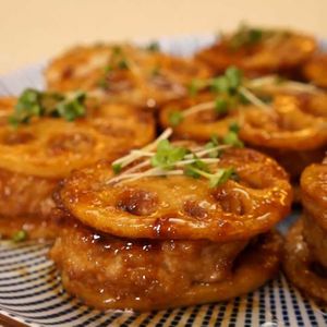 れんこんのはさみ焼き