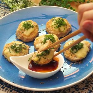 「和風チーズつくね」のレシピ動画