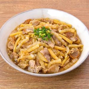 白菜と豚肉の黒酢炒め