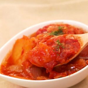 「ごろっと野菜のミネストローネ」のレシピ動画
