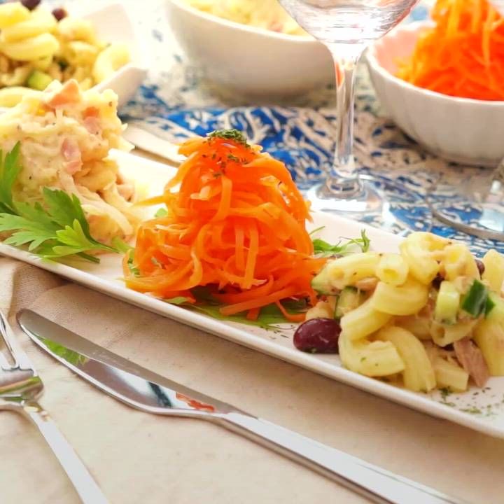 3種の前菜サラダ