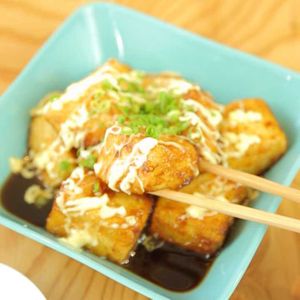 豆腐の照りマヨ焼き