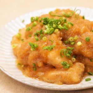 「鶏むね肉のみぞれ煮」のレシピ動画