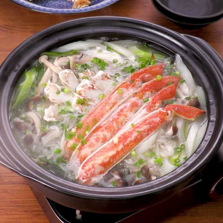 干し大根のカニ鍋