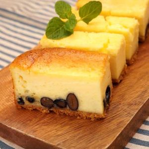 「黒豆チーズケーキ」のレシピ動画