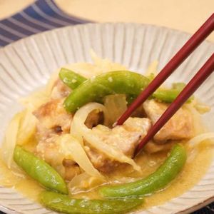 鶏のにんにく味噌蒸し焼き