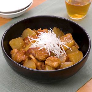 「大根と鶏肉のオイスター煮」のレシピ動画