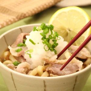 「塩豚うどん」のレシピ動画