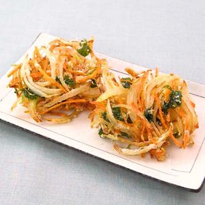 「野菜のかき揚げ」のレシピ動画