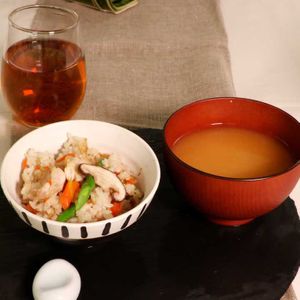 しいたけの炊き込みご飯
