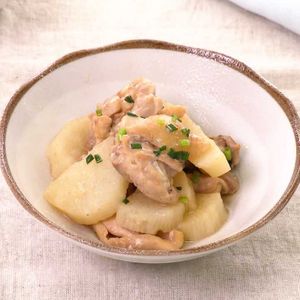 「長芋と鶏もものうま煮」のレシピ動画