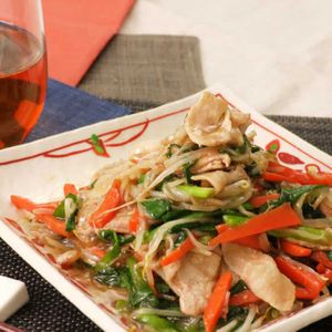 「豚バラとにらのとろとろ中華炒め」のレシピ動画