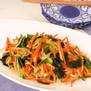 「切り干し大根の中華風サラダ」のレシピ動画