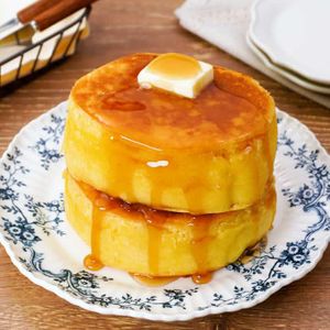 「厚焼きパンケーキ（ホットケーキ）」のレシピ動画