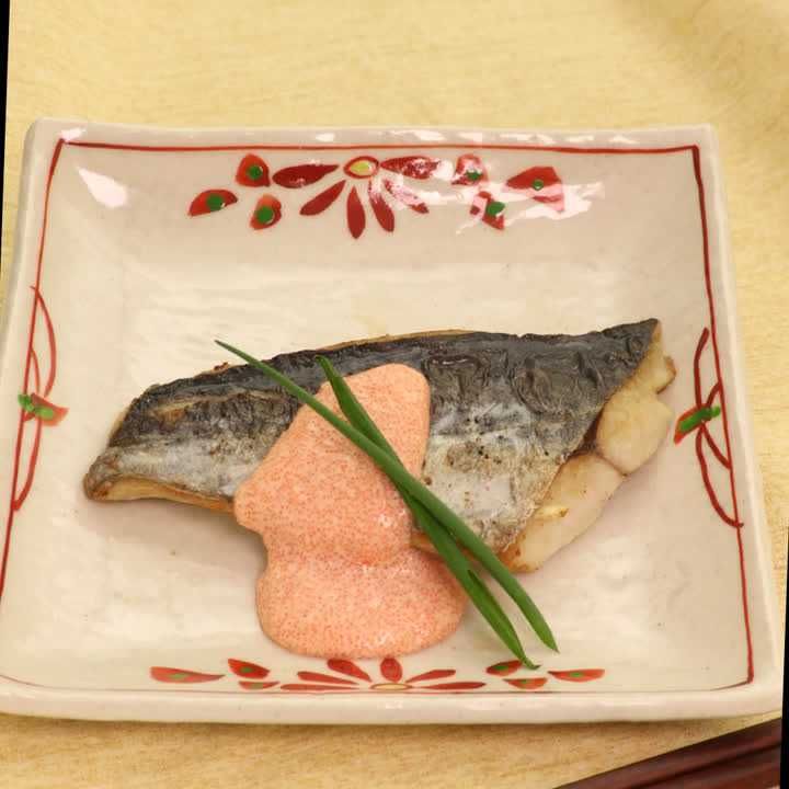 さわらの明太子マヨ焼き