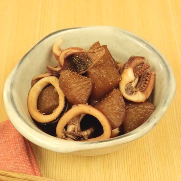 旨味たっぷり♪イカと大根を使った料理のおすすめレシピ10選