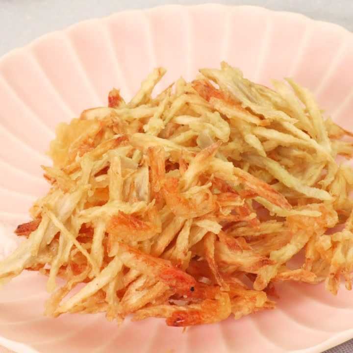 ごぼうと桜えびのかき揚げ