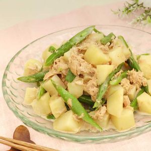 「いんげんのツナマヨサラダ」のレシピ動画