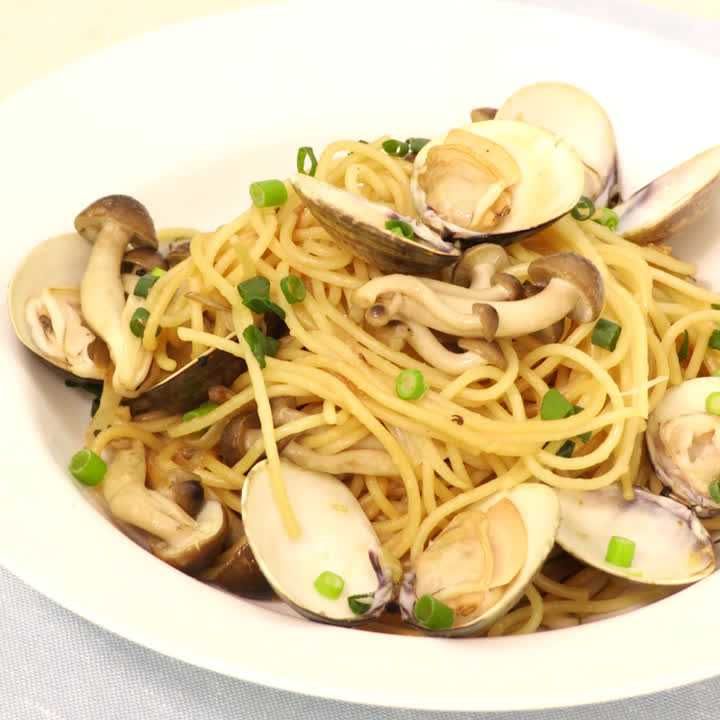 はまぐりのバター醤油スパゲッティ