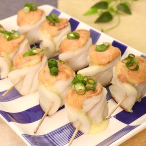 「くるくるちくわ巻き」のレシピ動画