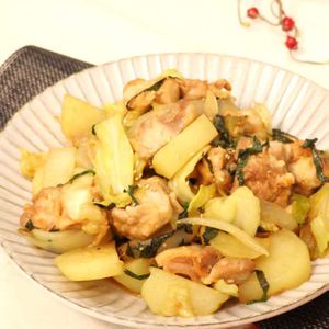 「野菜たっぷり鶏肉の韓国風炒め」のレシピ動画