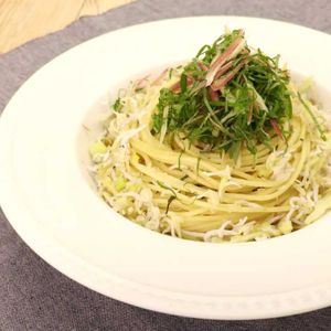「薬味たっぷりゆずこしょうパスタ」のレシピ動画