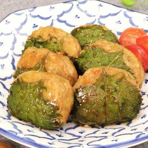 「鶏ひき肉の大葉チーズ焼き」のレシピ動画