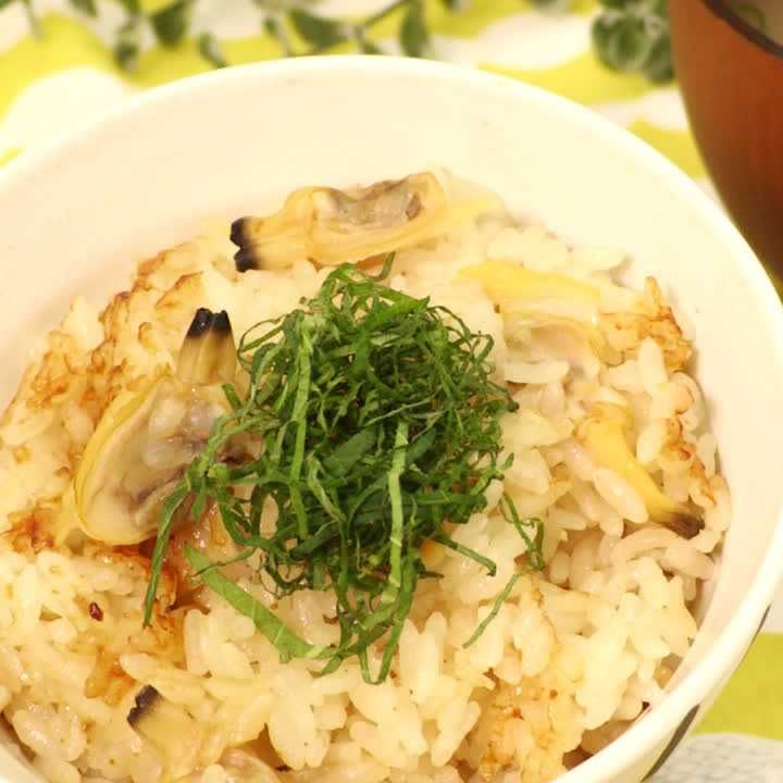 あさりの炊き込みご飯