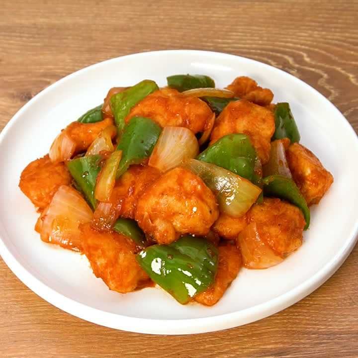 ささみのケチャップ炒め