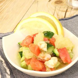 「きゅうりとえびのフルーツセビーチェ」のレシピ動画