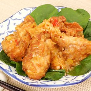 「揚げ鶏のチリソースあえ」のレシピ動画