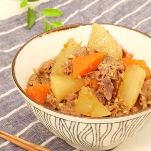 「大根と牛肉の韓国風煮物」のレシピ動画
