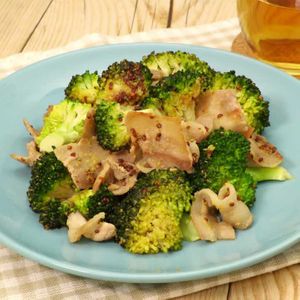 「豚肉とブロッコリーのハニーマスタード炒め」のレシピ動画