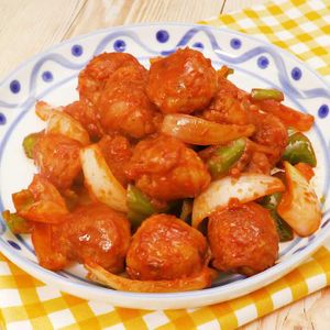 「甘辛ケチャップの豚こま肉団子」のレシピ動画